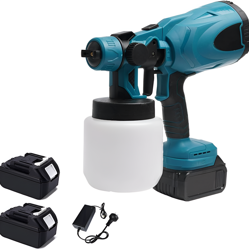 Cordless Paint Sprayer (With 2 Free Batteries)